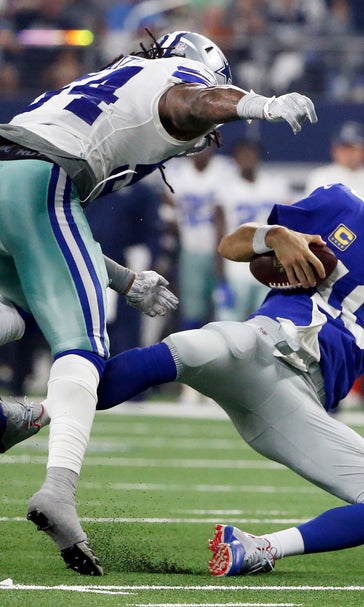 Eli Manning under siege in Giants' loss to Cowboys